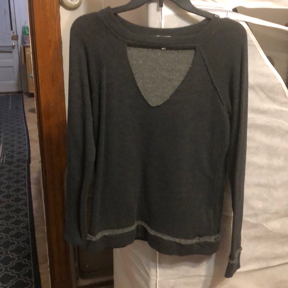 Sexy AND comfy gray sweater